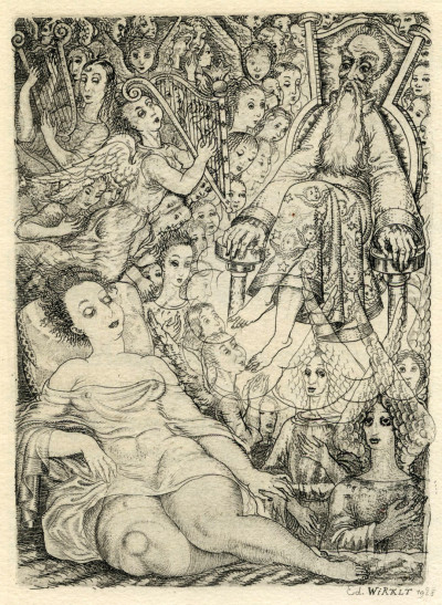 La Gabrielide. Traduction de Y. Sidersky. Cinq gravures sur cuivre d'Édouard Wiralt. 