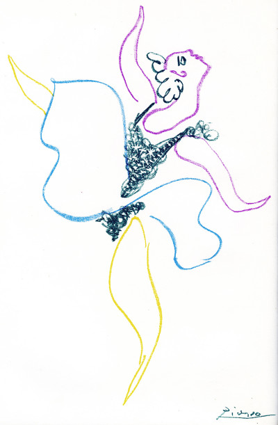 Le Ballet. Avec la collaboration de Maria Luz. Lithographie originale de Picasso. 