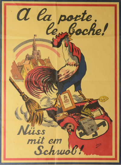 À la porte, le Boche ! Nüss mit em Schwob ! 
