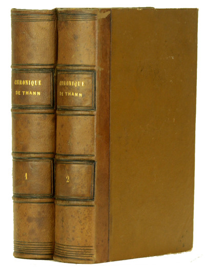 Chronique de Thann. Annales oder Jahrs-Geschichten der Baarfüseren oder Minderen Brüdern S. Franc. ord. insgemein Conventualen genannt, zu Thann. 