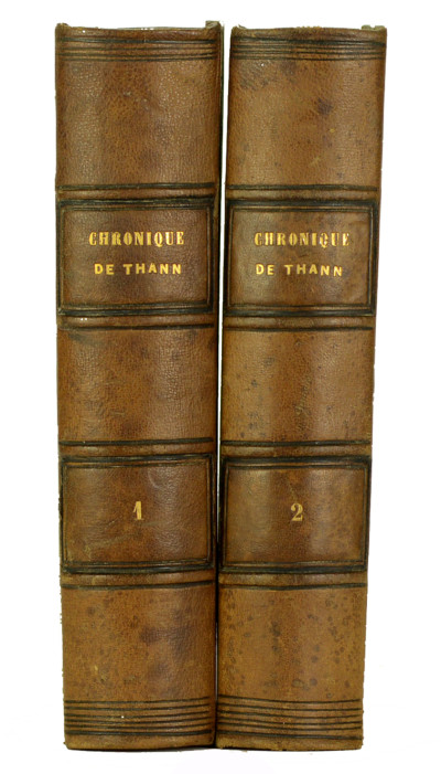 Chronique de Thann. Annales oder Jahrs-Geschichten der Baarfüseren oder Minderen Brüdern S. Franc. ord. insgemein Conventualen genannt, zu Thann. 