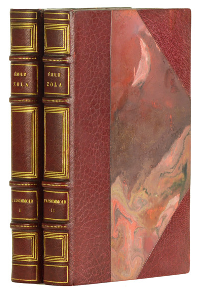 L'Assomoir. Édition décorée de frontispices dessinés et gravés sur bois par Hermann-Paul. 