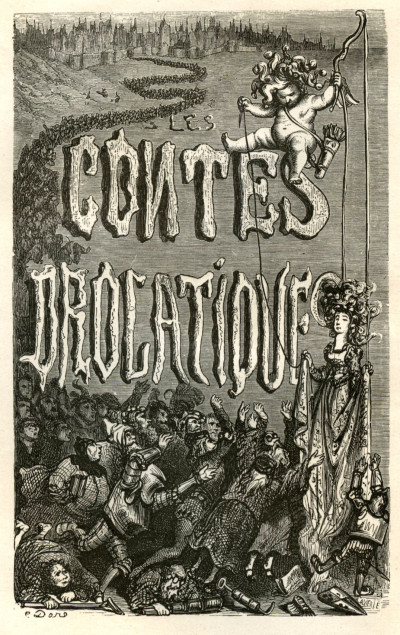 Les Contes drolatiques. Colligez ez abbayes de Touraine et mis en lumières par le sieur de Balzac pour l'esbattement des pantagruélistes et non aultres. Neuvièsme édition illustrée de 425 dessins par Gustave Doré. 