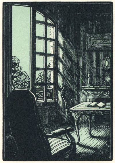 La porte étroite. Avec un frontispice gravé sur bois par Paul Baudier. 