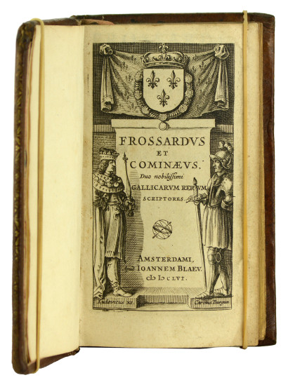 Froissardi, Nobilissimi scriptoris Gallici, Historiarum opus omne, Jampridem & breviter collectum, & Latino sermone redditum a Joanne Sleidano. À la suite : Philippus Cominaeus, de rebus gestis a Ludovico XI, & Carolo VIII, Francorum regibus, E Gallico in Latinum sermonem conversus brevique explicatione illustratus a Joanne Sleidano. 
