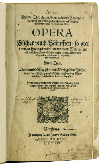 Opera : Bücher und Schrifften so viel deren zur Hand gebracht : und vor wenig Jahren mit und auß ihren … Originalien collacioniert vergliechen verbessert … Ander Theyl : Darinnen die Magischen und Astrologischen Bücher sampt ihren Anhängen und Stücken auch von dem Philosophischen Stein handlende Tractatus, begriffen [et]c. 