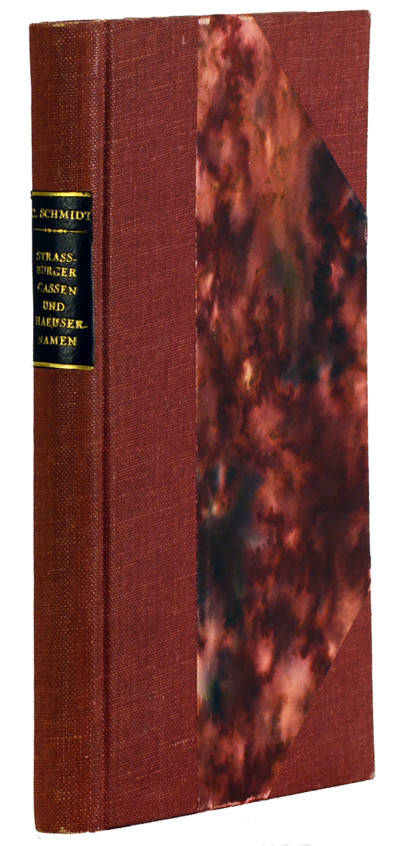 Strassburger Gassen und Häuser-Namen im Mittelalter. 