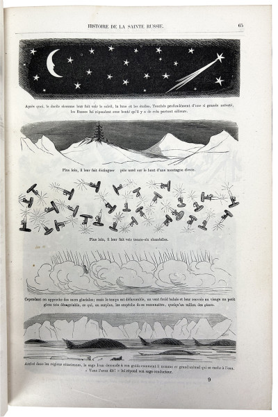 Histoire pittoresque, dramatique et caricaturale de la Sainte Russie… Commentée et illustrée de 500 magnifiques gravures par Gustave Doré, gravées sur bois par toute la nouvelle école sous la direction générale de Sotain…. 