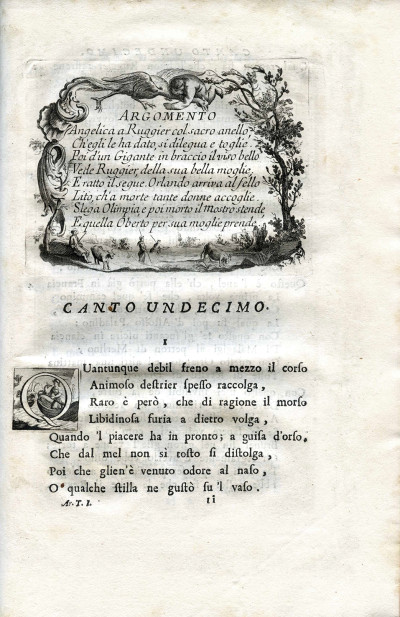 Orlando furioso di M. Lodovico Ariosto. 