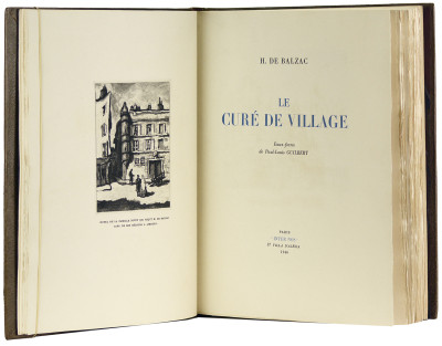 Le Curé de Village. Eaux-fortes de Paul-Louis Guilbert. 