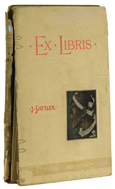 Art in book-plates. Forty two original ex-libris designed by Joseph Sattler. With an introduction on artists, litterature and collectors of ex-libris in England, the United States and France by Frederick Warnecke. 