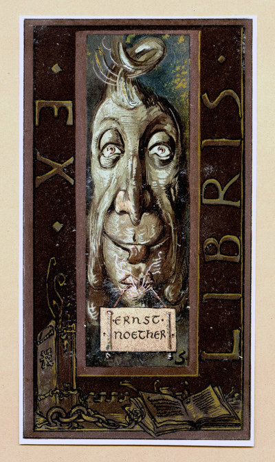 Art in book-plates. Forty two original ex-libris designed by Joseph Sattler. With an introduction on artists, litterature and collectors of ex-libris in England, the United States and France by Frederick Warnecke. 