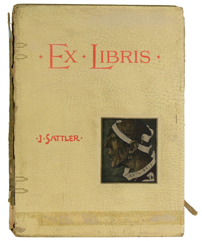 Art in book-plates. Forty two original ex-libris designed by Joseph Sattler. With an introduction on artists, litterature and collectors of ex-libris in England, the United States and France by Frederick Warnecke. 