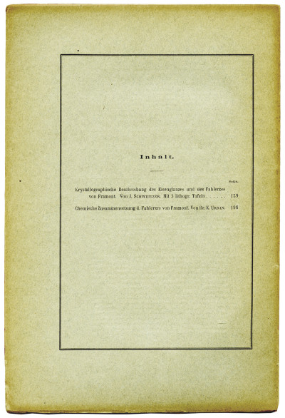 Mitteilungen der Geologischen Landesanstalt von Elsass-Lothringen. Band III. Heft III. Mit 3 lithographirten Tafeln. 