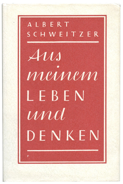 Aus meinem Leben und Denken. 