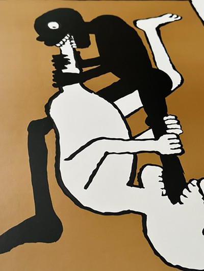 Affiche originale : "Black Power / White Power". 