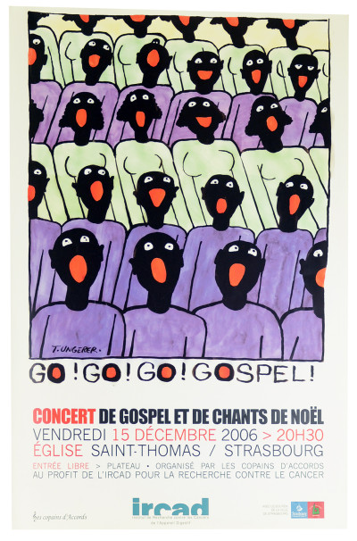 Go ! Go ! Go ! Gospel ! Affiche originale. 