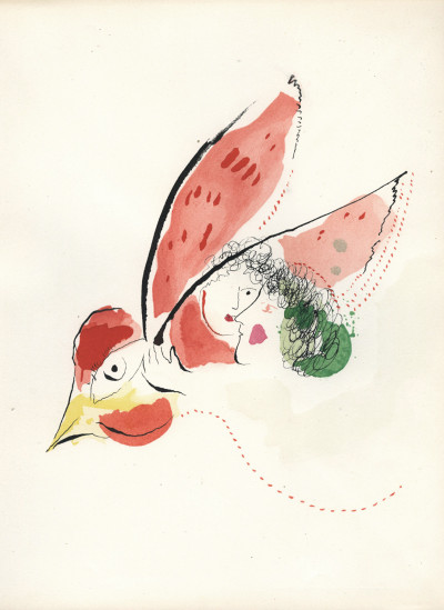 Le dur désir de durer. Illustré par Marc Chagall. 