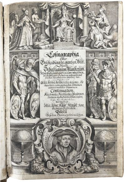 Cosmographia, das ist : Beschreibung der gantzen Welt, darinnen aller Monarchien, Keyserthumben, Königreichen, Fürstenthumben, Graff- und Herrschafften, Ländern… Auff das newe übersehen und mit vielerley nothwendigen Sachen trefflich vermehrt. 