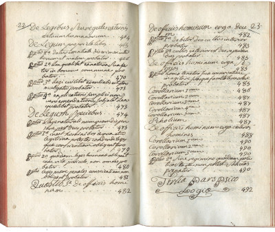 Cours de philosophie manuscrits. 