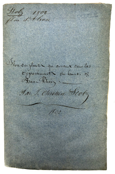 Flore des plantes qui croissent dans les départements du Haut et Bas-Rhin, formés par la Ci-devant Alsace. 