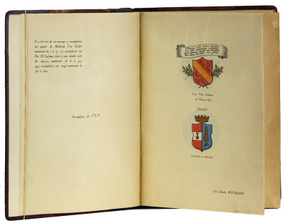 Thann. Une ville d'Alsace du moyen âge. Légendes et histoire. 