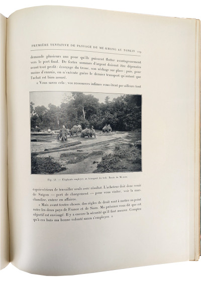 Mission Pavie Indo-Chine. 1879-1895. Géographie et voyages. VI. Passage du Mé-Khong au Tonkin (1887 et 1888). Avec quatre cartes et soixante dix-neuf illustrations. 