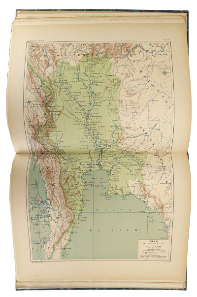 Mission Pavie Indo-Chine. Atlas. Notices et cartes. 
