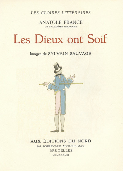 Les Dieux ont soif. Images de Sylvain Sauvage. 