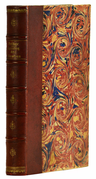 Catalogue de la collection d'alsatiques (estampes et livres) de Ferdinand Reiber. 