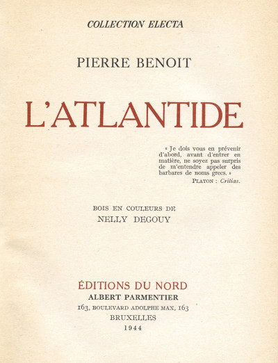 L'Atlantide. Bois en couleurs de Nelly Degouy. 
