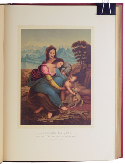 Les chefs-d'œuvre de la peinture italienne. Ouvrage contenant 20 planches chromolithographiques exécutées par F. Kellerhoven, trente planches sur bois et quarante culs-de-lampe et lettres ornées. 