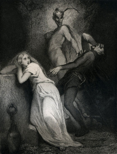 Le Faust de Goethe. Traduction revue et complète, précédée d'un essai sur Goethe par M. Henri Blaze. Édition illustrée par M. Tony Johannot. 