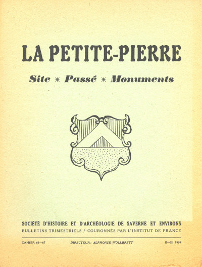 Au Pays de la Petite-Pierre. Site - Passé - Monuments. 
