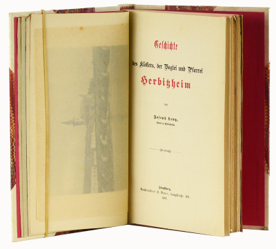 Geschichte des Klosters, der Vogtei und Pfarrei Herbitzheim. 