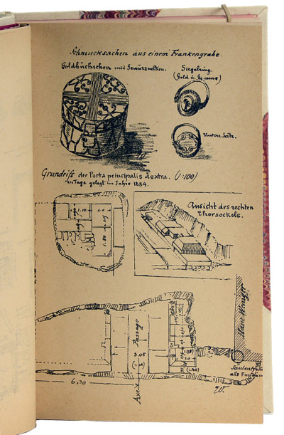 Römercastell und Grafenschloss Horburg, mit Streiflichtern auf die römische und elsässichte Geschichte, von E. A. Herrenschneider, mit Plänen und Zeichnungen von Baurat Winkler. 