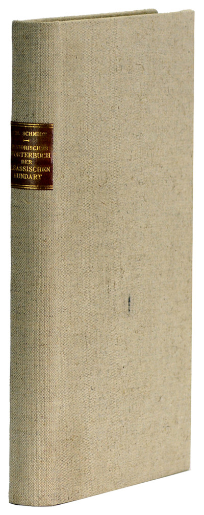 Historisches Wörterbuch der elsässischen Mundart : mit besonderer Berücksichtigung der früh-neuhochdeutschen Periode ; aus dem Nachlasse von Charles Schmidt. 