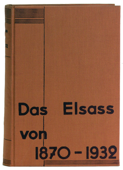 Das Elsass von 1870-1932. I. Band : Politische Geschichte. II. Band : Geschichte der politischen Parteien und der Wirtschaft. III. Band : Geschichte der kulturellen und religiosen Entwickelung. IV. Band : Karten, Graphiken, Tabellen, Dokumente, Namen- und Sachregister. 