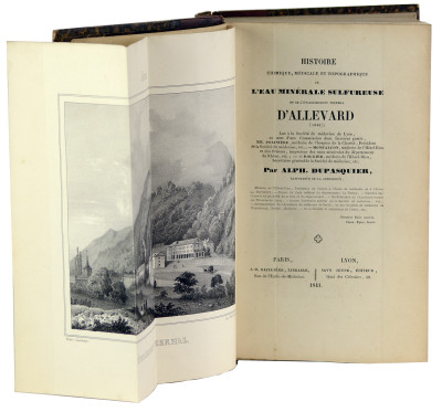 Histoire chimique, médicale et topographique de l'eau minérale sulfureuse et de l'établissement thermal d'Allevard (Isère). 