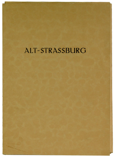 Alt-Strassburg. 24 Aquarell-Skizzen von Robert Küven. 