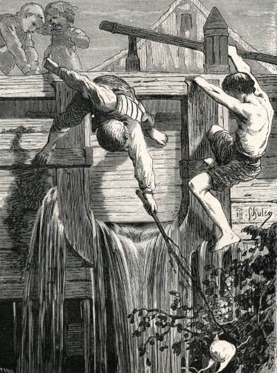 Le premier livre des petits enfants. Alphabet complet illustré par Théophile Schuler. Mise en ordre par J. Macé et P.-J. Stahl. 