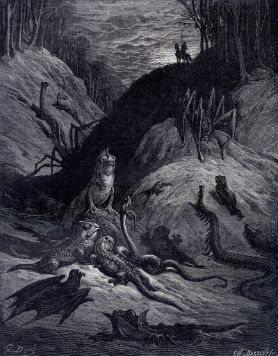 Roland Furieux. Poème héroïque traduit par A. J. Du Pays et illustré par Gustave Doré. 