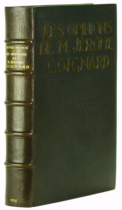 Les opinions de M. Jérôme Coignard, recueillies par Jacques Tournebroche et publiées par Anatole France. 