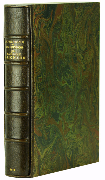 Les opinions de M. Jérôme Coignard, recueillies par Jacques Tournebroche et publiées par Anatole France. 