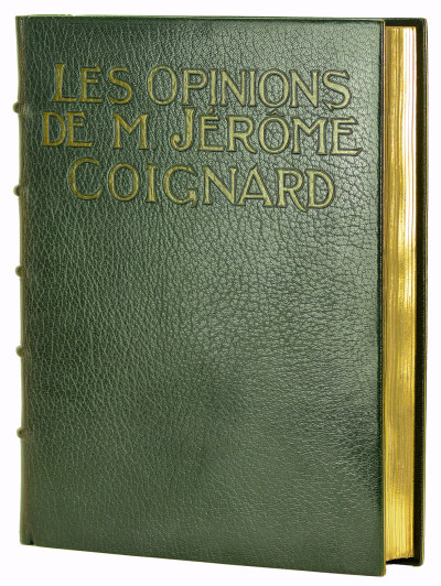 Les opinions de M. Jérôme Coignard, recueillies par Jacques Tournebroche et publiées par Anatole France. 