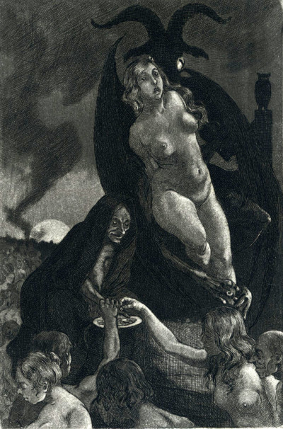 La Sorcière. Texte intégral publié avec une préface par Ad. Van Bever. Soixante-neuf compositions originale de Martin Van Maele. 