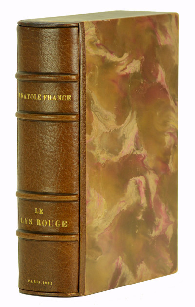 Le Lys rouge. Trente-cinq vernis mous en couleurs hors-texte de Omer Bouchery. 