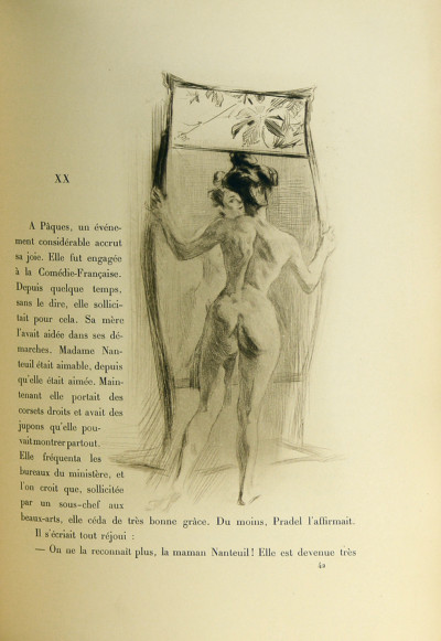 Histoire comique. Pointes-sèches et eaux-fortes de Edgar Chahine. 