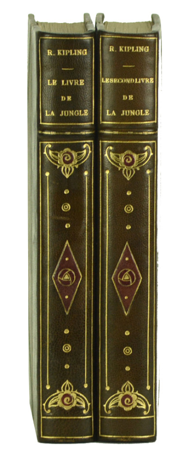 Le Livre de la Jungle. Le second Livre de la Jungle. Traduction de L. Fabulet et R. d'Humières. Bois gravés de Pierre Falké. 