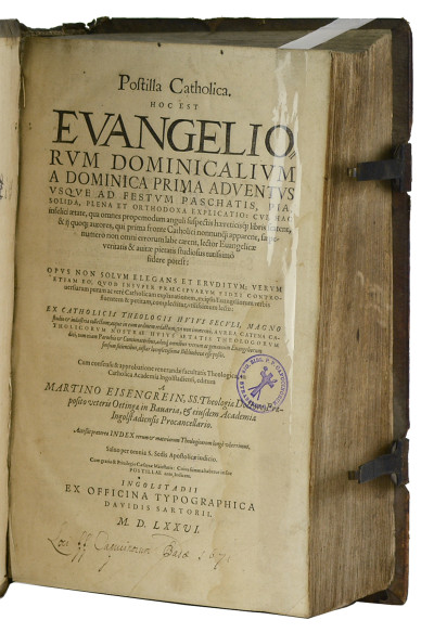 Postilla Catholica, Hoc est Evangeliorum dominicalium a Dominica prima Adventus usque ad festum Paschatis, pia, solida, plena et orthodoxa explicatio… Accessit praeterea index rerum & materiarum theologicarum longè uberrimus. 